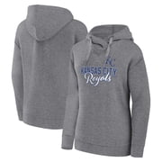 Womens Profile Heather Gray Kansas City Royals Plus Size Pullover Hoodie