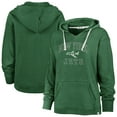 thumbnail image 1 of Women's '47  Kelly Green New York Jets Plus Size Clarity Kennedy Pullover Hoodie, 1 of 3
