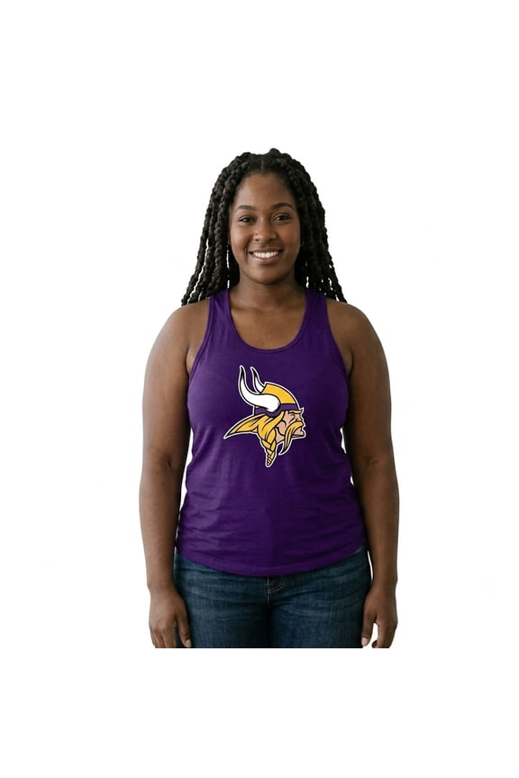 Women's Profile Purple Minnesota Vikings Plus Size Basic Tank Top