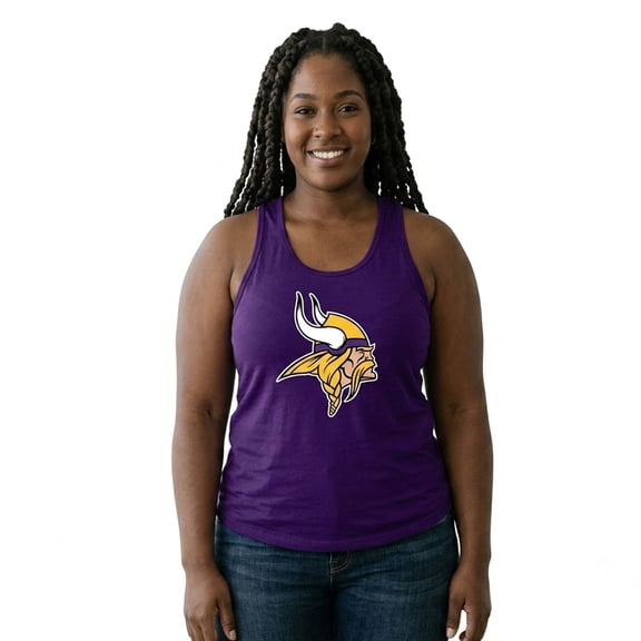 Women's Profile Purple Minnesota Vikings Plus Size Basic Tank Top