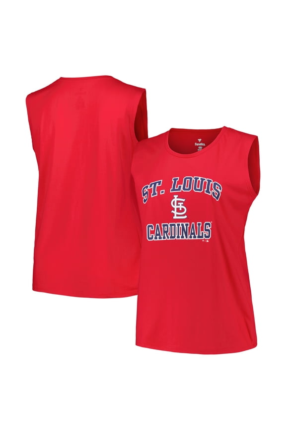 Women's Profile Red St. Louis Cardinals Plus Size Tank Top