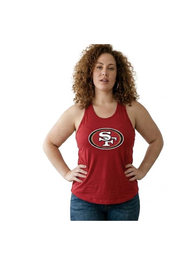 Women's Profile  Scarlet San Francisco 49ers Plus Size Basic Tank Top