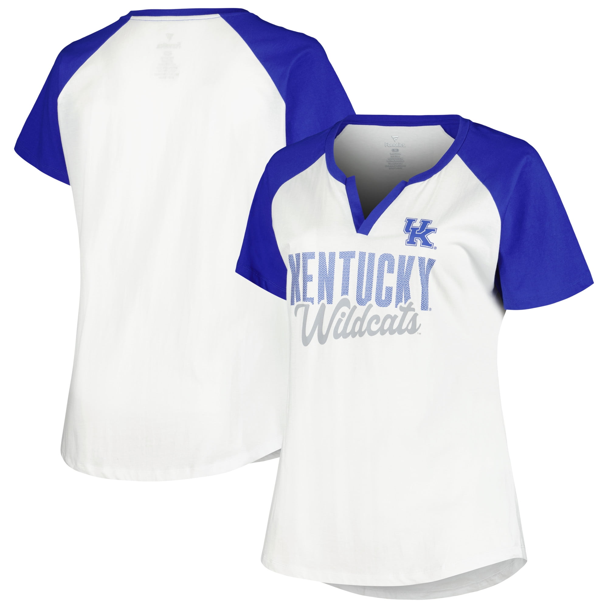 Women's Profile White/Royal Kentucky Wildcats Plus Size Best Squad ...