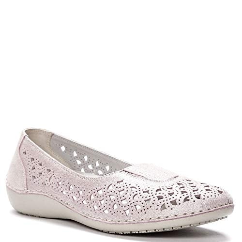 PROPET Cabrini Full Grain Leather Arch Support Women Sz 10.5 X(2E) Blush WCX064L