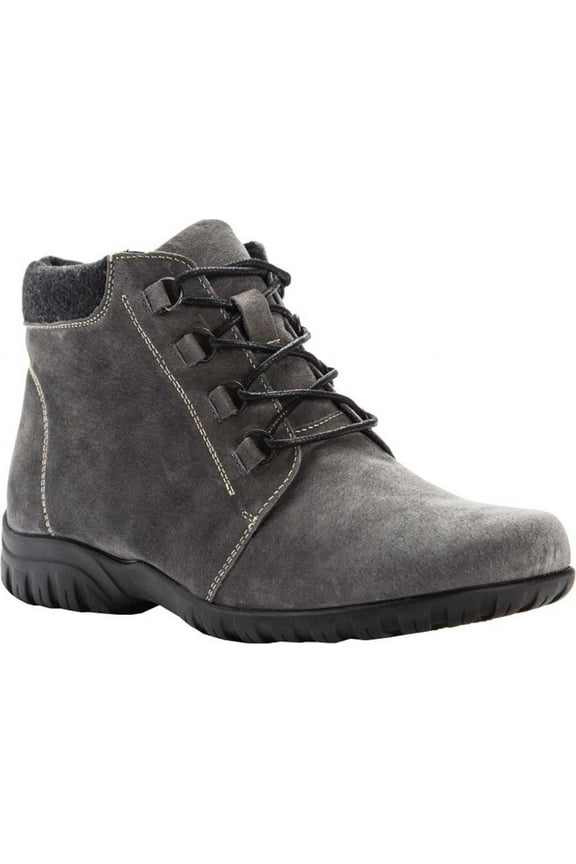 Women's Propet Delaney Bootie Grey Suede 7 2E