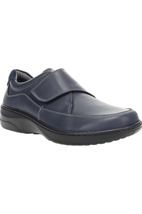 Women's Propet Gilda Sneaker Navy Full Grain Leather