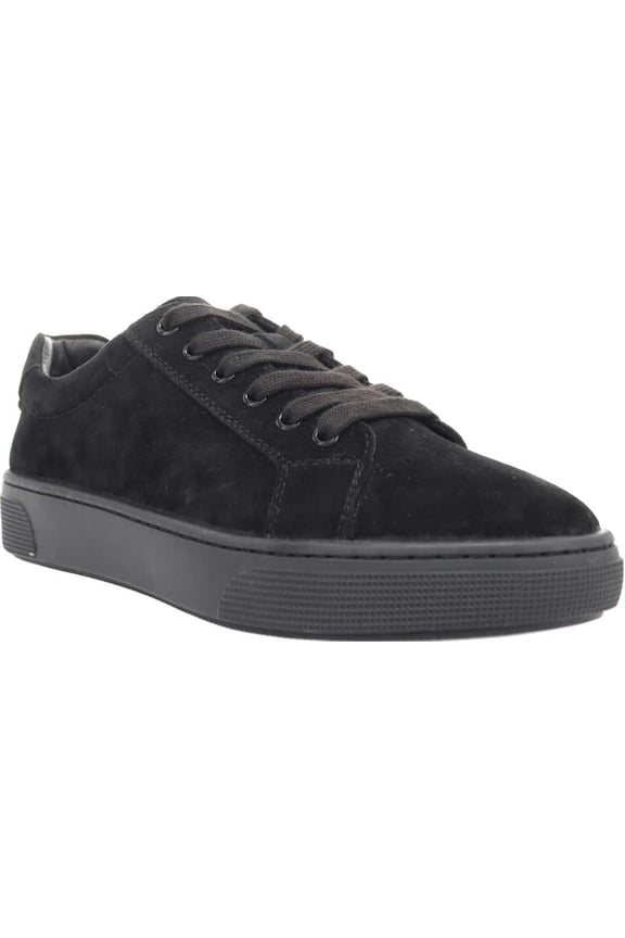 Women's Propet Kinzey Sneaker All Black Suede