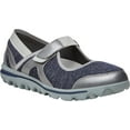 thumbnail image 1 of Propet Women's Onalee Mary Janes Blue Jersey Fabric EVA 7 W, 1 of 6