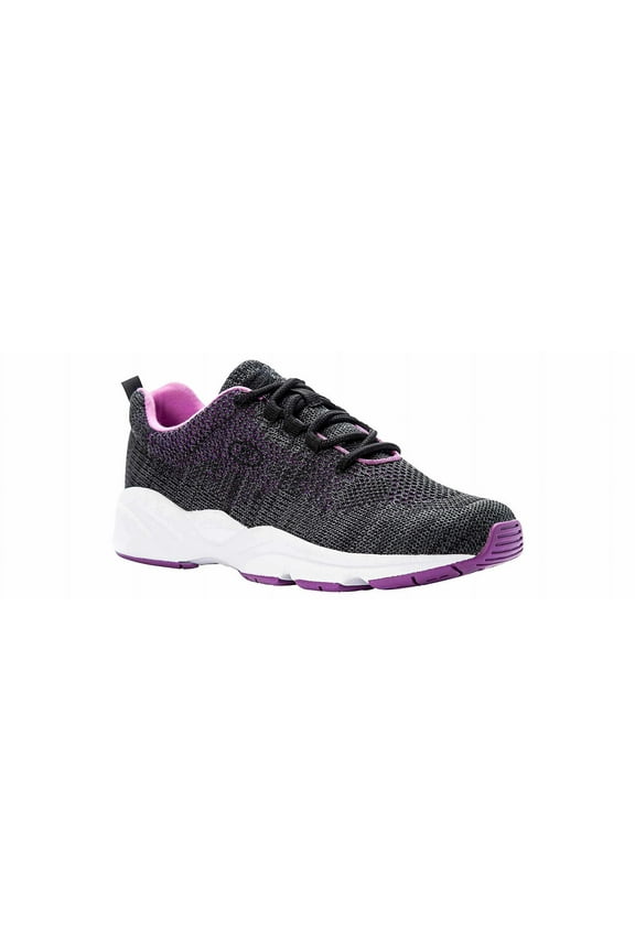 Stability Fly Women's Sneakers - Black/Berry, Size 08H