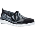 thumbnail image 1 of Women's Propet Travel Fit Slip On Sneaker Black/Grey Knit Mesh 7.5 2A, 1 of 6