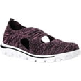 thumbnail image 1 of Women's Propet TravelActiv Avid Slip On Knit Sneaker Black/Berry Knit 11 D, 1 of 5