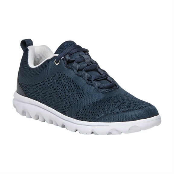 Propet TravelActiv W5102 Women's Casual Shoe: 8.5 XX-Wide (4E) Navy Lace Up