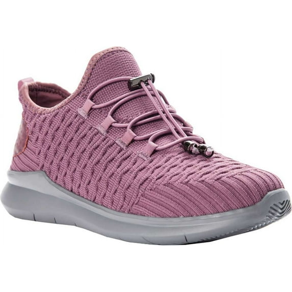 Women's Propet TravelBound Sneaker Crushed Berry Knit Mesh 11 2E