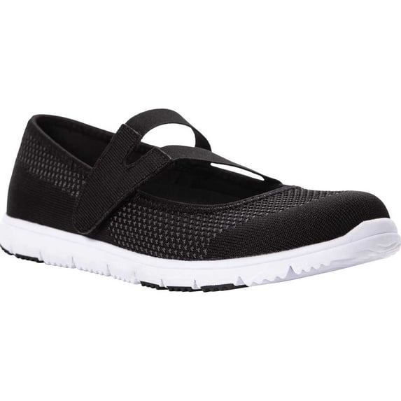 Women's Propet TravelWalker EVO Mary Jane Black Mesh 8 2E