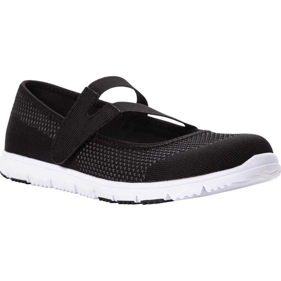 Women's Propet TravelWalker EVO Mary Jane Black Mesh 9 4E