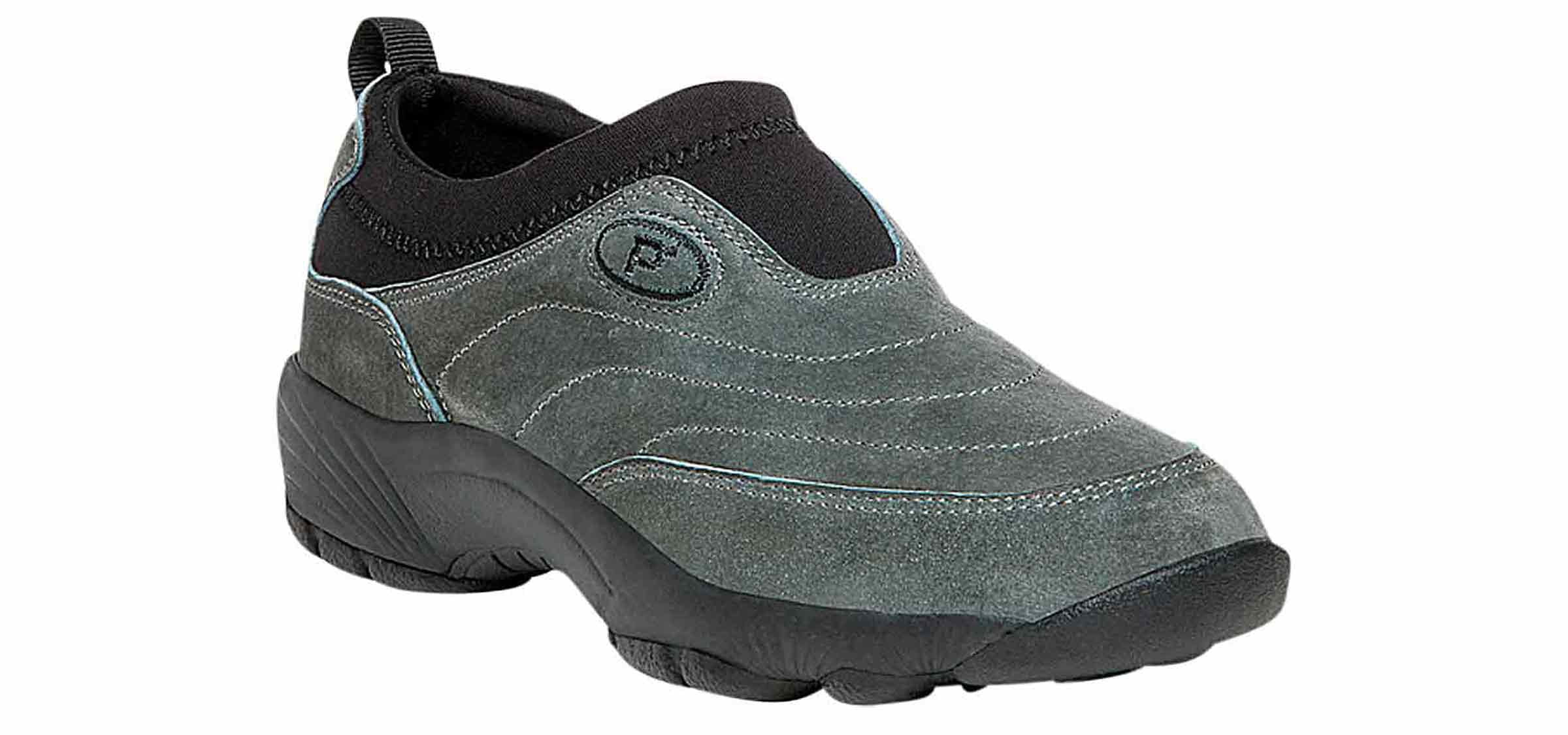SIZE 9.5. PROPET wash & wear slip-on leather sneaker shoes. W&w So II Sr – The Walking Company main image 2