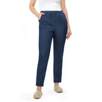 Women's Pull On Denim Jeans - Soft and Lightweight with a Bit of Stretch