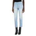 thumbnail image 1 of Women's Pull-On Straight-Leg Jeans Light Indigo 6, 1 of 1