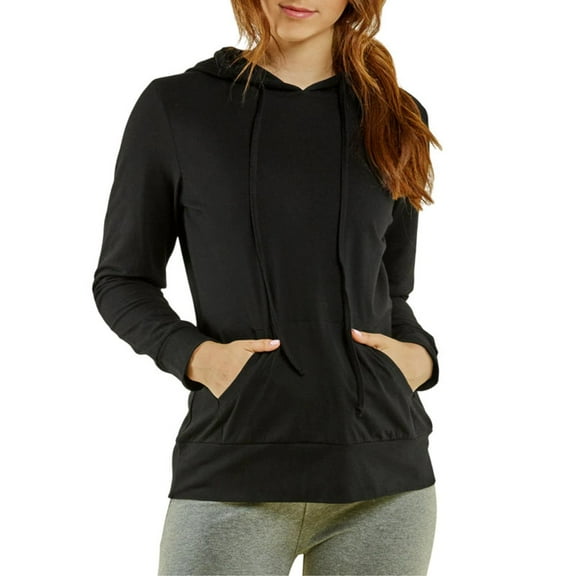 Women’s Pullover Hoodie with Packets Lightweight Cotton Blend Drawstring Pull-On Hooded Sweatshirt S-3XL Regular & Plus Size Casual Comfort Lady Womenswear Activewear