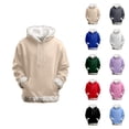 thumbnail image 1 of Women's Pullover Hoodie with Pockets Fall Winter Color Block Sweatshirt Hoodie Pullover Tops, 1 of 4