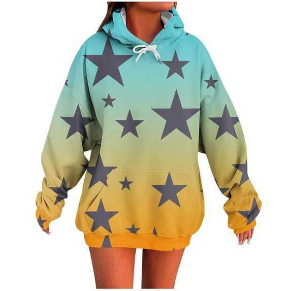 Women's Pullover Sweatshirt With Pockets Loose Comfort Hoodies Fashion Casual Long Sleeve Tops Plus Size Cosy Warm Oversized Hoodie Baggy Sweatshirts Brown S