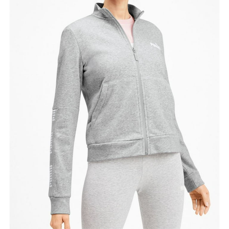Women's Puma 580472 Amplified Logo Full Zip Track Jacket (Light