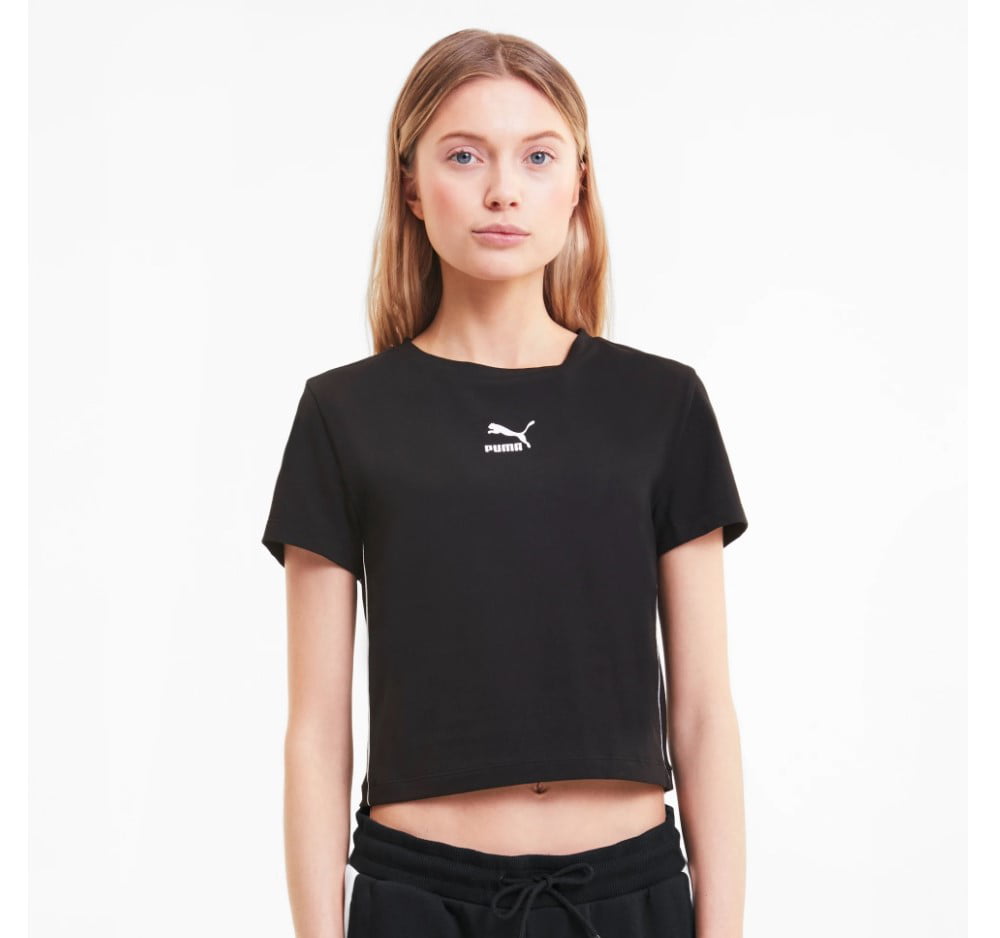 LACOZY Women's Round Neck Short Sleeve Shirt Tee Shirt Casual Workout Crop  Top Y2k Black XS : : Clothing, Shoes & Accessories