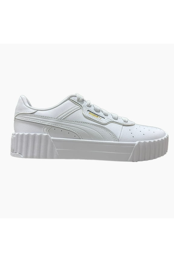 Women's Puma Carina 3.0 Luxe Puma White/Puma Gold (400724 01) - 6
