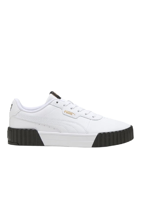 Women's Puma Carina 3.0 Puma White/Puma Gold-Black (400365 09) - 8