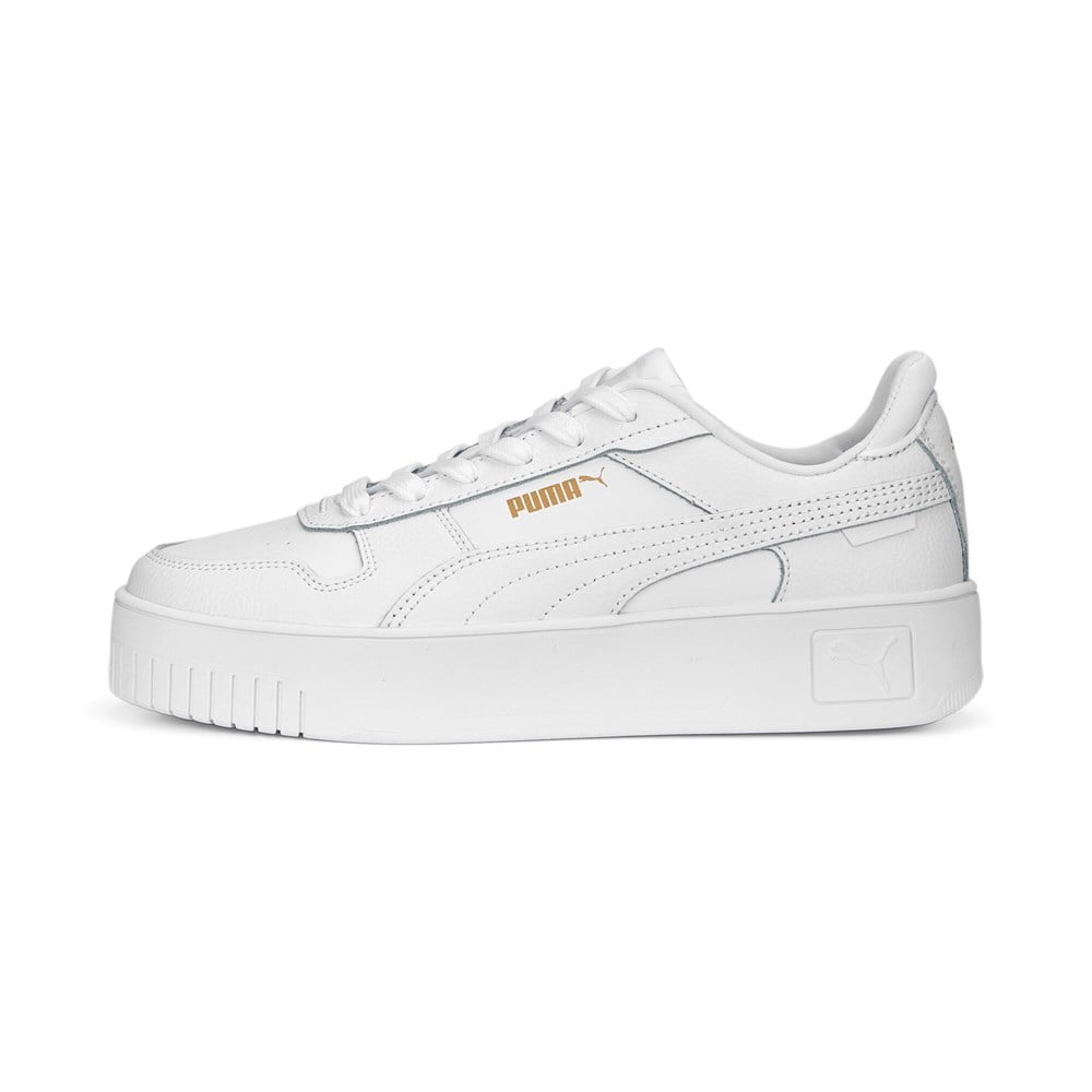 Women s Puma Carina Street Puma white Puma White Gold 389390 01 11