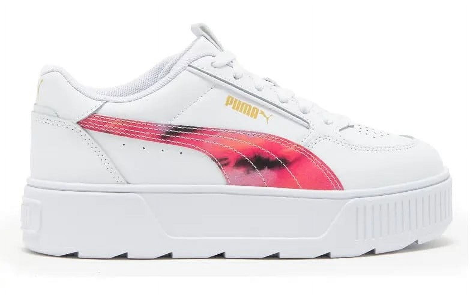 Women's Puma Karmen Rebelle Vivid Dream White-Fuchsia Purple-Gold (393018 01) - 8