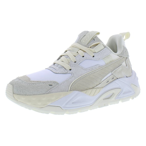 Puma Rs Trck Thrifted Womens Shoes Size 7.5, Color: White/Frosted Ivory/Pristine