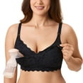 thumbnail image 1 of Women's Pumping Bra Hands Free Lace Nursing Bras for Maternity Breastfeeding, 1 of 5