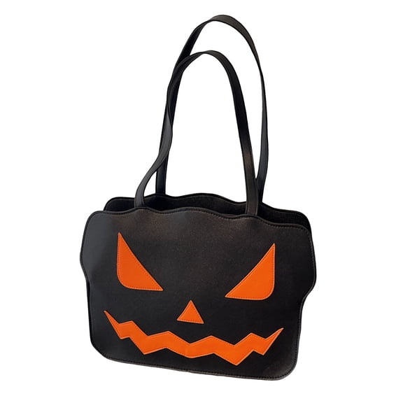 Women's Pumpkin Halloween Fashion Tote Bags Large Capacity Handbags Waterproof Messenger Shoulder Bags Purse