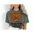 thumbnail image 1 of Women's Pumpkin Junkie Halloween Funny T-Shirt, 1 of 10