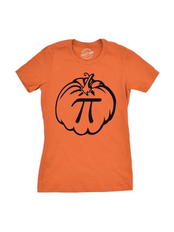 Women's Pumpkin Pi T Shirt Math Shirt Pie Thanksgiving Tee for Women Womens Graphic Tees