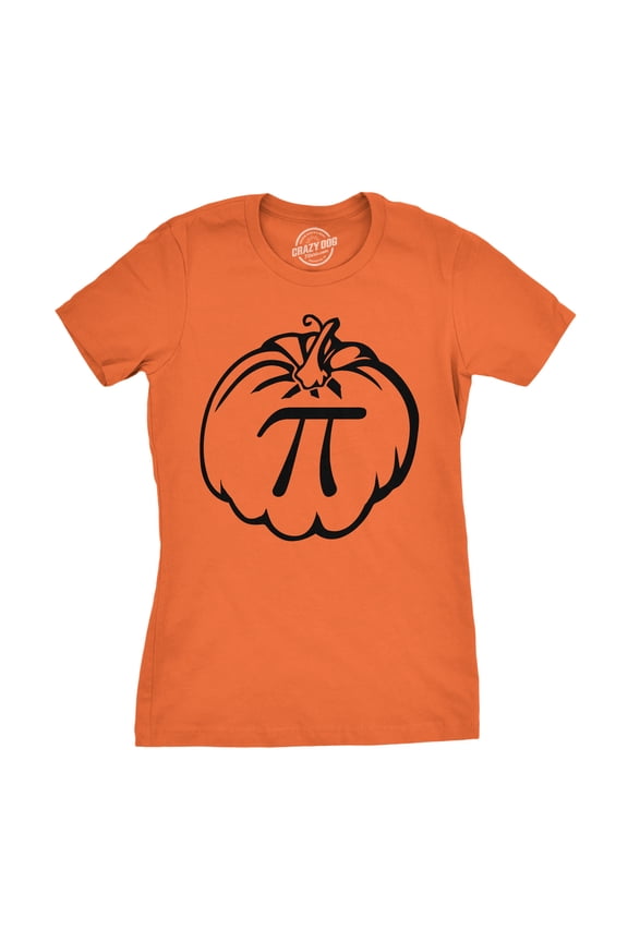 Women's Pumpkin Pi T Shirt Math Shirt Pie Thanksgiving Tee for Women Womens Graphic Tees