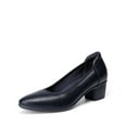 thumbnail image 1 of Women's Pumps Black Shoes Almond Toe Dress Shoes Heels Arch Support, 1 of 8