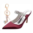 thumbnail image 1 of Women's Pumps Stiletto High Heel 8.5CM Rhinestones Party Dress Wedding Shoes, 1 of 6