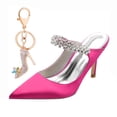 thumbnail image 1 of Women's Pumps Stiletto High Heel 8.5CM Rhinestones Party Dress Wedding Shoes, 1 of 6