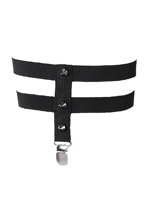 Women's Punk Lingerie Set Strappy Garter Belt Cage Bras Edgy Waist Harness Rave Party