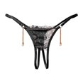 thumbnail image 1 of Women's Pure Color Sexy Lace Open Crotch Panties For Convenient Wear, 1 of 7