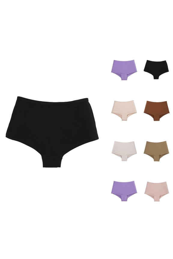 Women's Pure Cotton High Waist Lifting Boxer Pants Belly Control Boxer