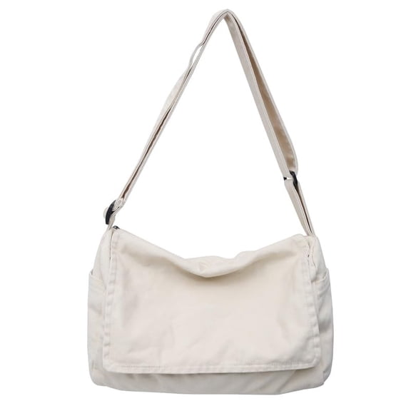 Women's Purple Canvas Hobo Bag - Medium, Adjustable Strap, 5 Pockets, Foldable, 15.4 Inch Laptop Compatible.
