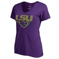 thumbnail image 1 of Women's Purple LSU Tigers Fat Tuesday Hometown Collection T-Shirt, 1 of 3