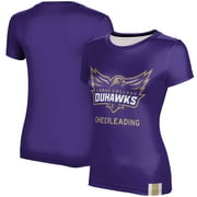 Women's Purple Loras College Duhawks Cheerleading T-Shirt