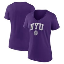 Women's Purple NYU Violets Campus V-Neck T-Shirt