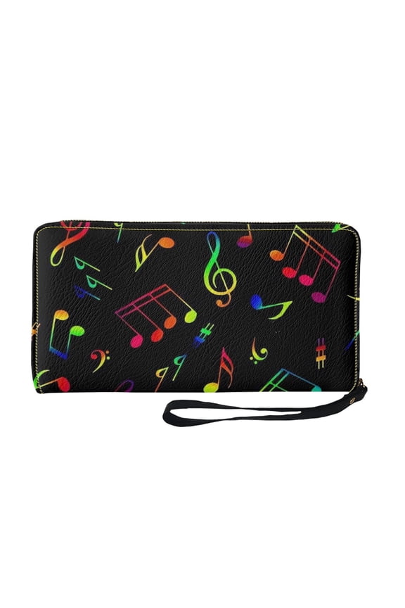 Women’s Purse Fashion Music Notes Photo Holder My Wallet With Inner Bag New Multi-card Designer Bag Carteira Masculina
