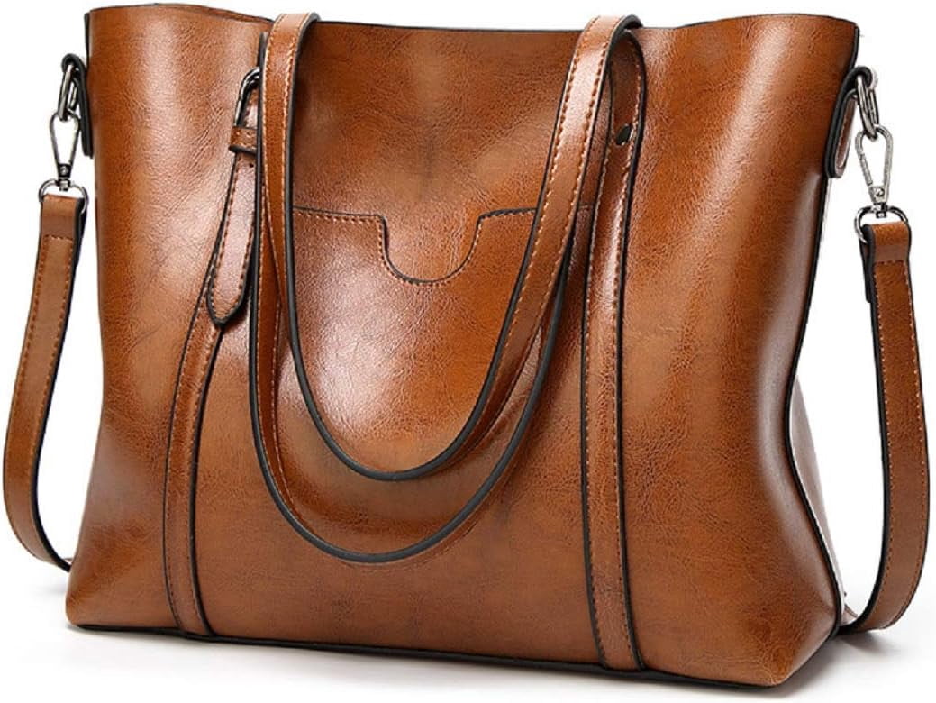 Women's Purses and Handbags for Women PU Leather Top Handle Satchel Ladies Shoulder Tote Bags