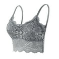 thumbnail image 1 of Women's Push Up Bra - Stretch Strapless 1 Piece Bra Summer Bandeau Bra Plus Size Strapless Bra Comfort Wireless Bra Padded Top Bra for Women, Strap Bras for Women,Color: Grey Size: M, 1 of 5